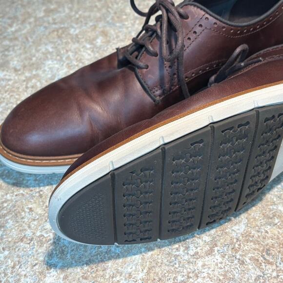 Cole Haan Men's Classic Brown Go to Plain Toe Lace Up Oxfords Size 11M - Picture 11 of 12